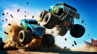 Monster Truck Stunt Game Car - Screenshot 1