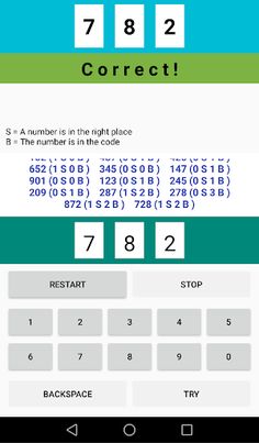 Guess the code - Screenshot 2