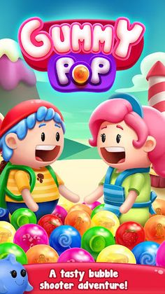 Gummy Pop: Bubble Shooter Game - Screenshot 1