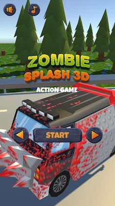 Zombies Splash 3D: Action Game - Screenshot 1