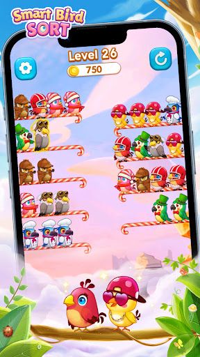 smart bird sort - Screenshot 1