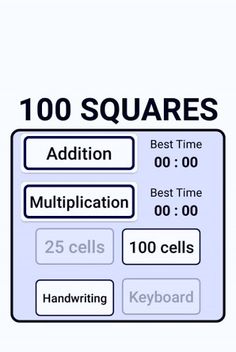 100 Squares Brain Exercises - Screenshot 4