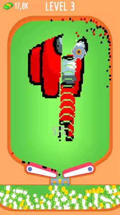 Saw Pinball – Block Crusher - Screenshot 4