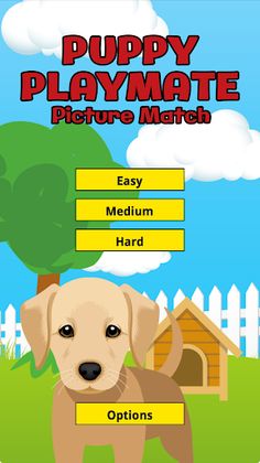 Puppy Playmate Picture Match - Screenshot 1