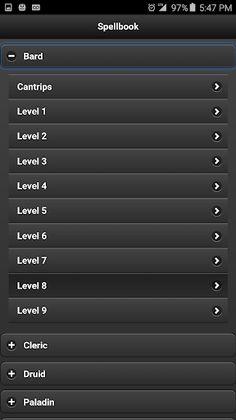 5E Spellbook Plus! - Screenshot 2