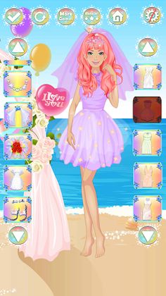 Elegant Wedding Dress up Game - Screenshot 2