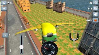 Flying Tuk Tuk Auto Rickshaw - Screenshot 3