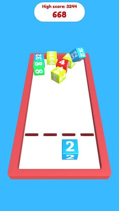 Merge Cubes 2048 - Screenshot 1