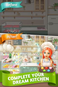 Cake Cooking POP : Match3 - Screenshot 2