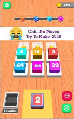 Merge Cubes2048:3D Merge game - Screenshot 2