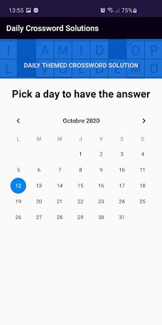 Daily Crossword Solution - Screenshot 1