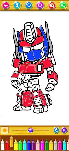 Robot Man Coloring Books - Screenshot 1