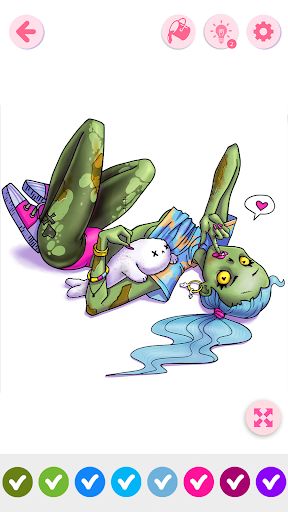 Zombie City Coloring Book - Screenshot 3