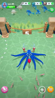 Octopus Invasion: Eat & Evolve - Screenshot 4