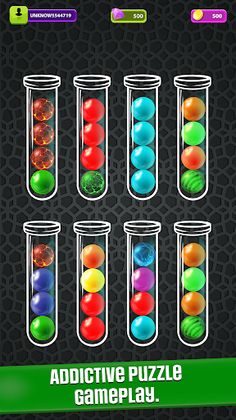 Ball Coloring Sort Puzzle Game - Screenshot 4