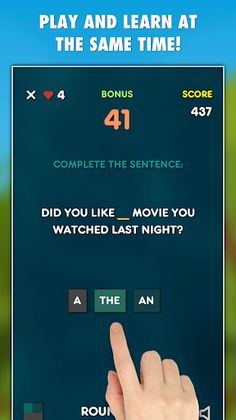 Articles Grammar Test PRO - Screenshot 1