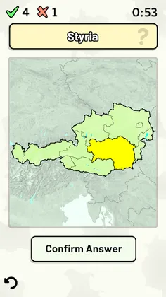 States of Austria Quiz - Screenshot 1