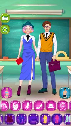 School Couple dress up - Screenshot 4