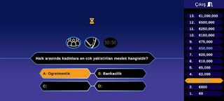 Milyoner Türkçe - Bilgi oyunu - Screenshot 3