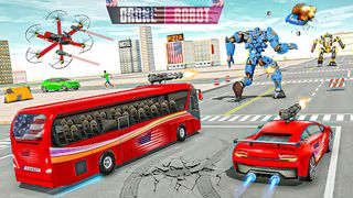 US Drone Bus Robot Transform - Screenshot 3