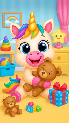 Magical Unicorn Girl Games - Screenshot 1