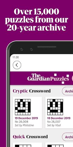 Guardian Puzzles & Crosswords - Screenshot 1