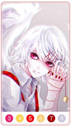 Tokyo Ghoul Paint by Number - Screenshot 3