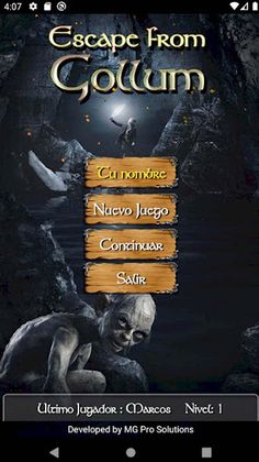 Escape From Gollum - Screenshot 1