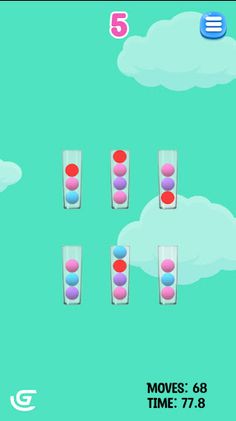 ball color sort - puzzle game - Screenshot 2