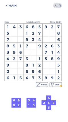 Blocku Sudoku - Screenshot 1
