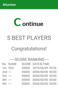 4Number - Screenshot 4