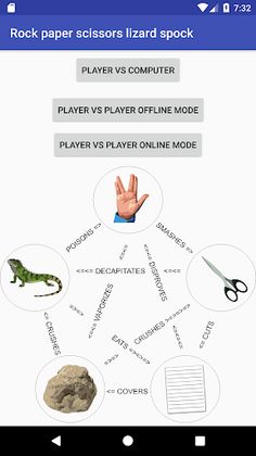 Rock Paper Scissors Lizard Spo - Screenshot 1