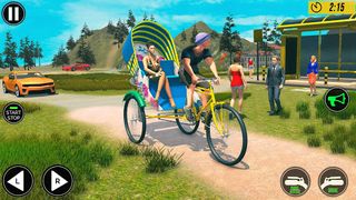 Bicycle Rickshaw Driving Games - Screenshot 2