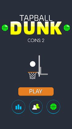 Tap Ball Dunks Ball Challenge - Screenshot 1