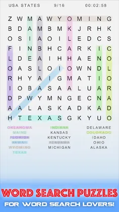 Word Search Puzzles : Classic - Screenshot 1