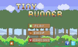 Tiny Runner -endless jump race - Screenshot 1