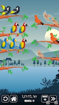 Bird Sorting Fun Puzzle Game - Screenshot 3