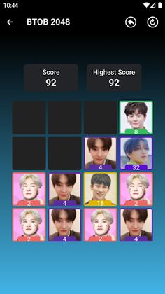 BTOB 2048 Game - Screenshot 4