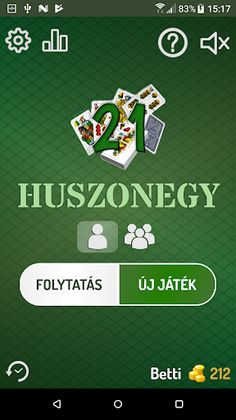 Huszonegy (magyar kártyával) - Screenshot 1