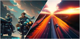 Highway Bike Rider - Screenshot 1