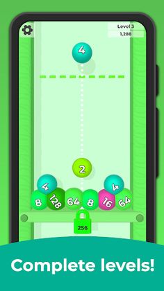 2048 Game — Color Balloons - Screenshot 2