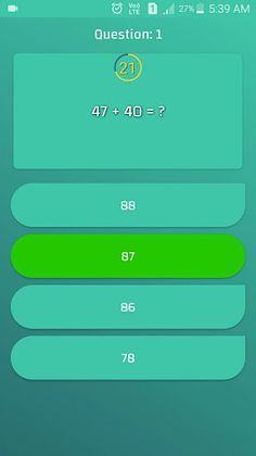Math Quiz Game - Screenshot 4