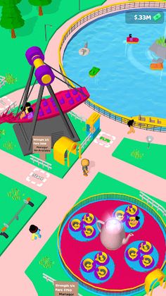 Sim Sim:Arcade idle Theme Park - Screenshot 3