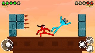 Stick-man Kick Fighting Game - Screenshot 2