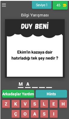 Duy Beni Bilgi Yarışması - Screenshot 1