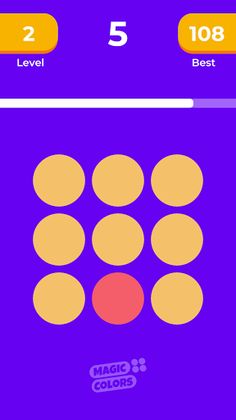 Magic Colors : guess different - Screenshot 2