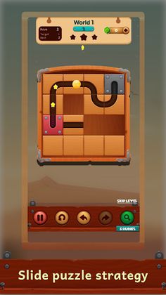 Roll the ball IQ slide puzzle - Screenshot 3