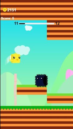 Square Animals And Birds Flyin - Screenshot 3