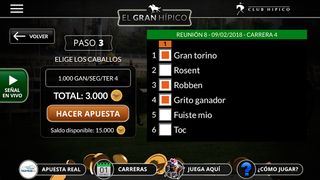 El Gran Hípico - Screenshot 1