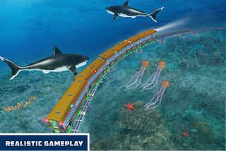 Pro Train game: water train - Screenshot 2